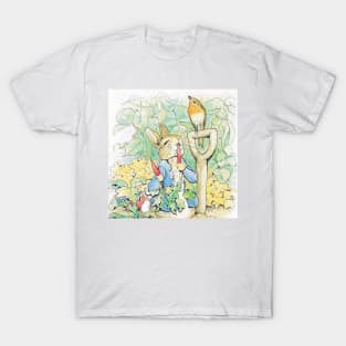 “Peter Rabbit Eats a Carrot” by Beatrix Potter T-Shirt